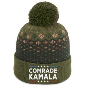 Comrade Kamala Anti Kamala Harris The Baniff Cuffed Pom Beanie