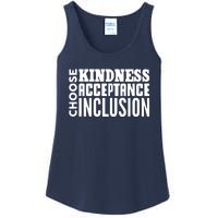 Choose Kindness, Acceptance And Inclusion Ladies Essential Tank