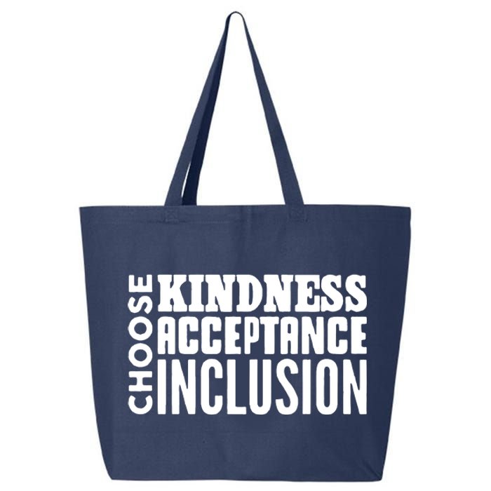 Choose Kindness, Acceptance And Inclusion 25L Jumbo Tote