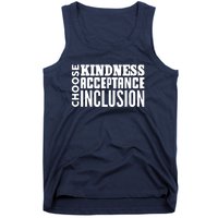 Choose Kindness, Acceptance And Inclusion Tank Top