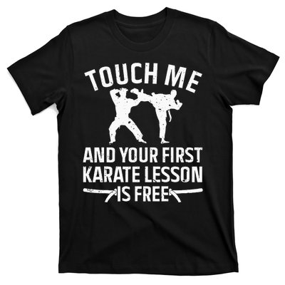 Cool Karate Art For Women Karate Black Belt Martial Arts T-Shirt