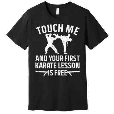 Cool Karate Art For Women Karate Black Belt Martial Arts Premium T-Shirt