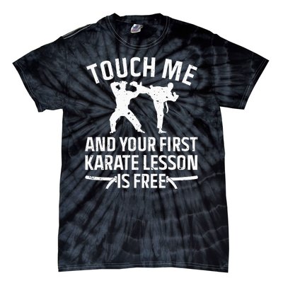 Cool Karate Art For Women Karate Black Belt Martial Arts Tie-Dye T-Shirt