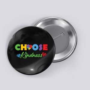 Choose Kindness Autism Awareness Day Puzzle Button