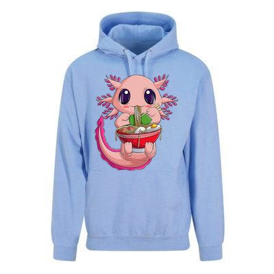 Cute Kawaii Anime Axolotl Japanese Ra Noodles Gift Girls  Unisex Surf Hoodie