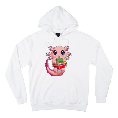 Cute Kawaii Anime Axolotl Japanese Ra Noodles Gift Girls  Hoodie