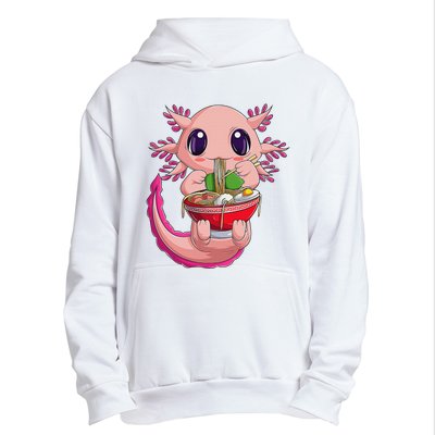 Cute Kawaii Anime Axolotl Japanese Ra Noodles Gift Girls  Urban Pullover Hoodie