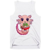 Cute Kawaii Anime Axolotl Japanese Ra Noodles Gift Girls  Tank Top