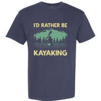 Cool Kayaking Art For Kayak Paddle Boating Kayaker Garment-Dyed Heavyweight T-Shirt