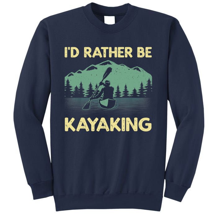 Cool Kayaking Art For Kayak Paddle Boating Kayaker Sweatshirt