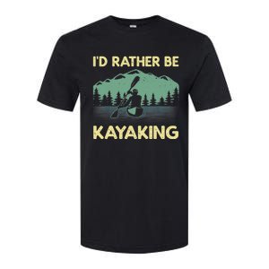 Cool Kayaking Art For Kayak Paddle Boating Kayaker Softstyle CVC T-Shirt