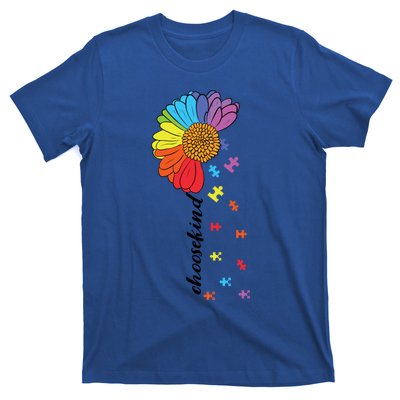 Choose Kind Autism Awareness Flower Gift T-Shirt