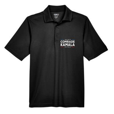 Comrade Kamala Anti Kamala Harris Men's Origin Performance Piqué Polo