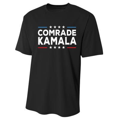 Comrade Kamala Anti Kamala Harris Performance Sprint T-Shirt