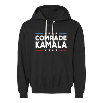 Comrade Kamala Anti Kamala Harris Garment-Dyed Fleece Hoodie