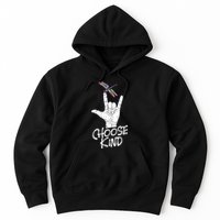 Choose Kind Asl Language Dragonfly Lover Insects Hoodie