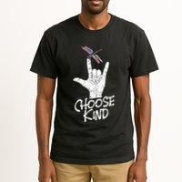 Choose Kind Asl Language Dragonfly Lover Insects Tall T-Shirt