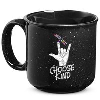 Choose Kind Asl Language Dragonfly Lover Insects 15oz Campfire Ceramic Mug