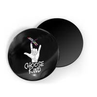 Choose Kind Asl Language Dragonfly Lover Insects Magnet