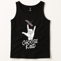 Choose Kind Asl Language Dragonfly Lover Insects Tank Top