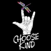 Choose Kind Asl Language Dragonfly Lover Insects Visor