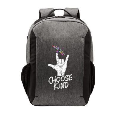Choose Kind Asl Language Dragonfly Lover Insects Vector Backpack