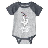 Choose Kind Asl Language Dragonfly Lover Insects Infant Baby Jersey Bodysuit