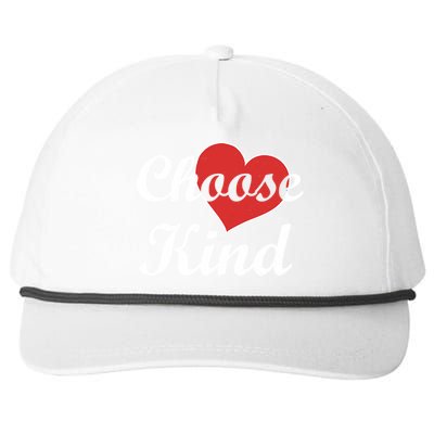 Choose Kind Autism Awarness Antibullying Gift Gift Snapback Five-Panel Rope Hat