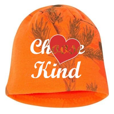 Choose Kind Autism Awarness Antibullying Gift Gift Kati - Camo Knit Beanie