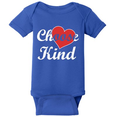 Choose Kind Autism Awarness Antibullying Gift Gift Baby Bodysuit