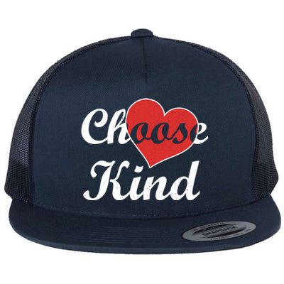 Choose Kind Autism Awarness Antibullying Gift Gift Flat Bill Trucker Hat