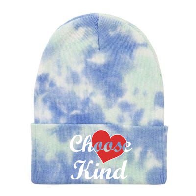 Choose Kind Autism Awarness Antibullying Gift Gift Tie Dye 12in Knit Beanie