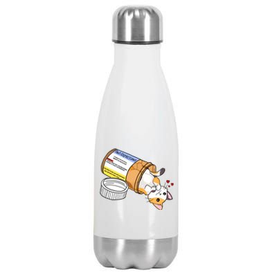 Calico Kitty Antidepressant Love Medicine Stainless Steel Insulated Water Bottle