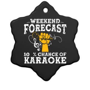 Cool Karaoke Art Men Women Karaoke Box Microphone Singing Ceramic Star Ornament