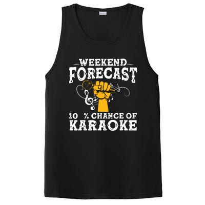 Cool Karaoke Art Men Women Karaoke Box Microphone Singing PosiCharge Competitor Tank