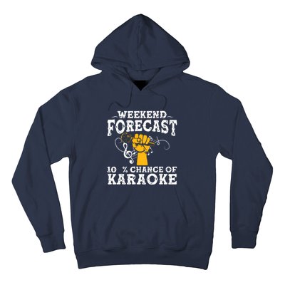 Cool Karaoke Art Men Women Karaoke Box Microphone Singing Hoodie