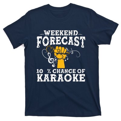 Cool Karaoke Art Men Women Karaoke Box Microphone Singing T-Shirt