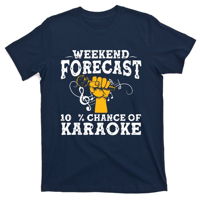 Cool Karaoke Art Men Women Karaoke Box Microphone Singing T-Shirt