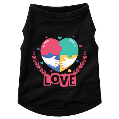 Choose Kind Autism Awareness Spread Love Neurodiversity Gift Doggie Tank
