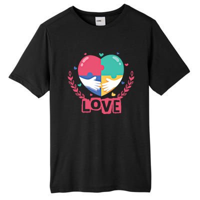 Choose Kind Autism Awareness Spread Love Neurodiversity Gift Tall Fusion ChromaSoft Performance T-Shirt