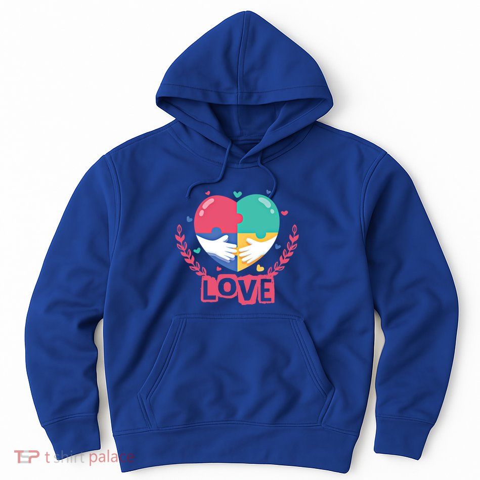 Choose Kind Autism Awareness Spread Love Neurodiversity Gift Hoodie