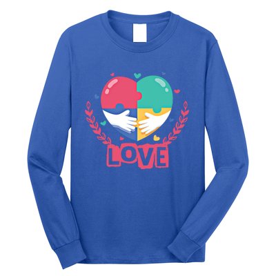 Choose Kind Autism Awareness Spread Love Neurodiversity Gift Long Sleeve Shirt