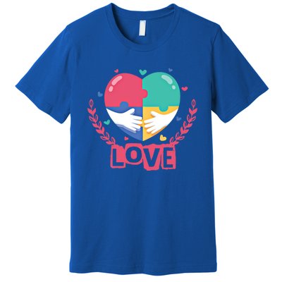 Choose Kind Autism Awareness Spread Love Neurodiversity Gift Premium T-Shirt