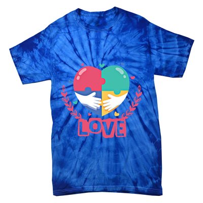 Choose Kind Autism Awareness Spread Love Neurodiversity Gift Tie-Dye T-Shirt