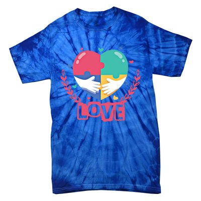 Choose Kind Autism Awareness Spread Love Neurodiversity Gift Tie-Dye T-Shirt