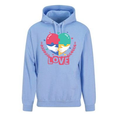 Choose Kind Autism Awareness Spread Love Neurodiversity Gift Unisex Surf Hoodie