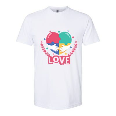 Choose Kind Autism Awareness Spread Love Neurodiversity Gift Softstyle CVC T-Shirt