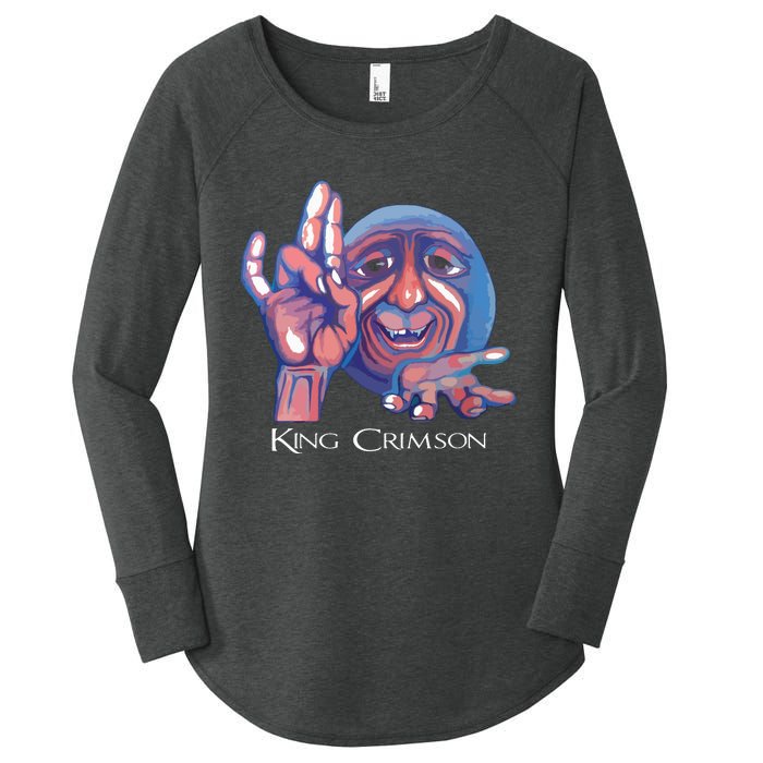 Crimsons King Artwork Women's Perfect Tri Tunic Long Sleeve Shirt