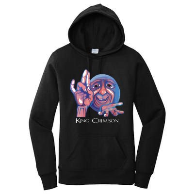 Crimsons King Artwork Women's Pullover Hoodie