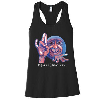 Crimsons King Artwork Women's Racerback Tank